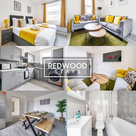 Brand New, 2 Bed 1 Bath, Modern Town Center Apartment, Free Wifi & Netflix By Redwood Stays الدرشوت المظهر الخارجي الصورة