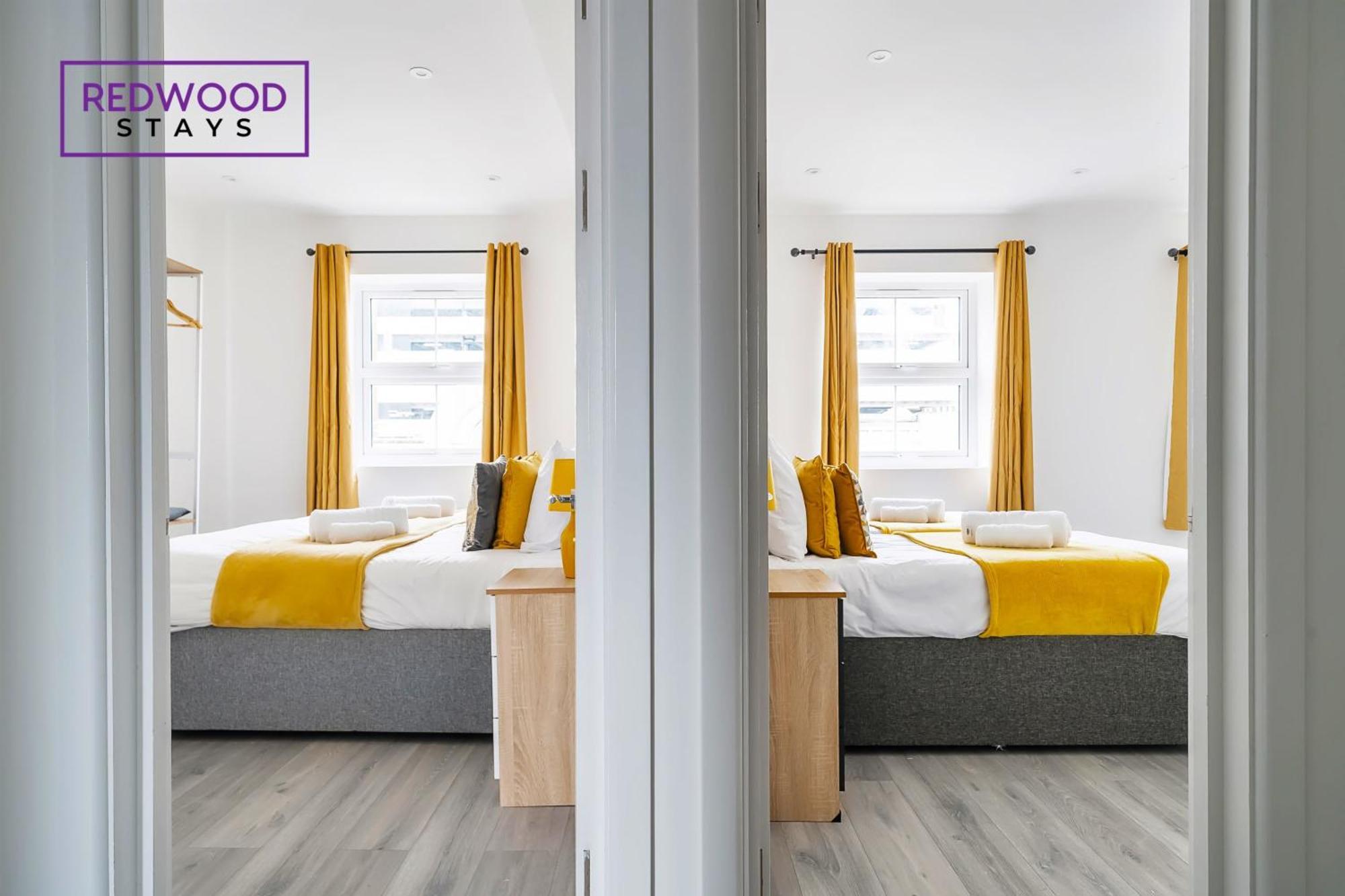Brand New, 2 Bed 1 Bath, Modern Town Center Apartment, Free Wifi & Netflix By Redwood Stays الدرشوت المظهر الخارجي الصورة