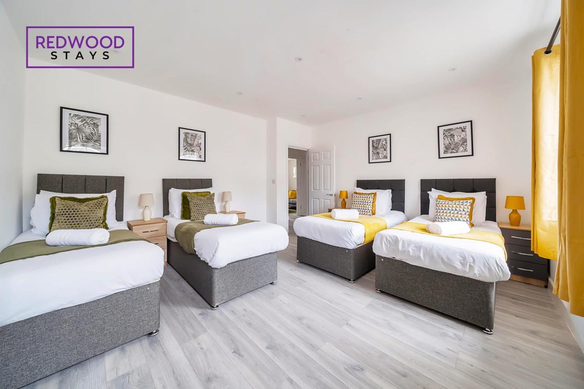 Brand New, 2 Bed 1 Bath, Modern Town Center Apartment, Free Wifi & Netflix By Redwood Stays الدرشوت المظهر الخارجي الصورة