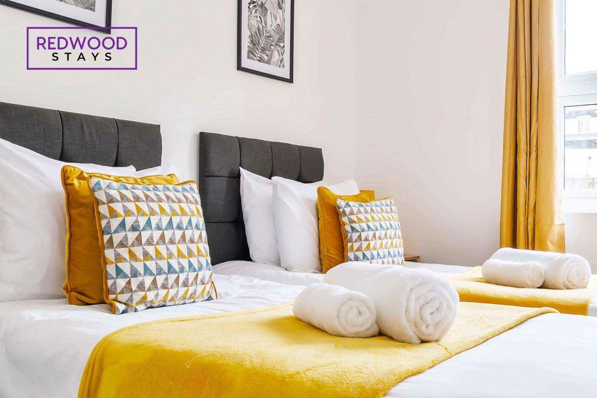 Brand New, 2 Bed 1 Bath, Modern Town Center Apartment, Free Wifi & Netflix By Redwood Stays الدرشوت المظهر الخارجي الصورة